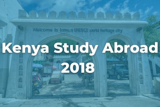 Kenya Study Abroad 2018